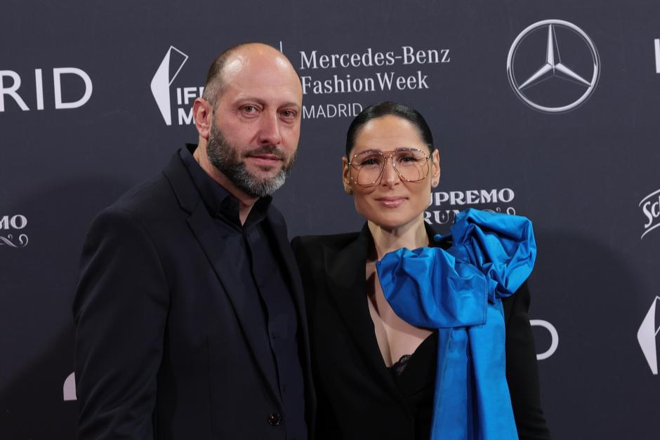 La cantante Rosa López con Iñaki García