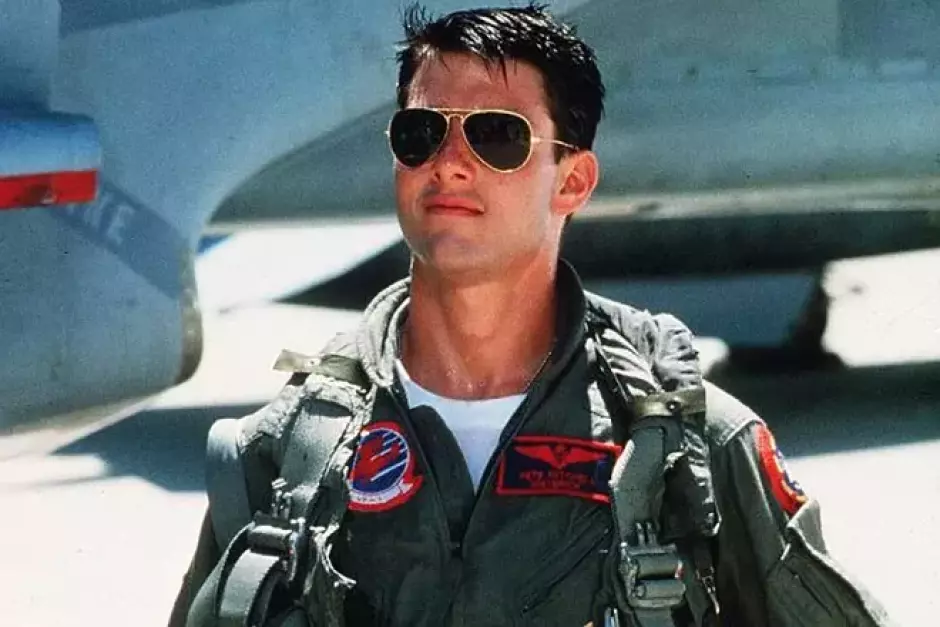 Tom Cruise, en la película 'Top Gun'