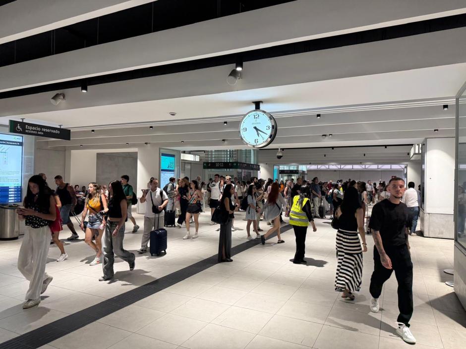 Vistazo de la nueva estación de Chamartín