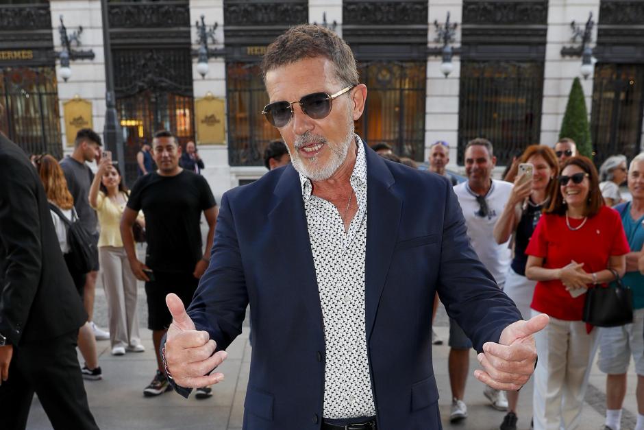 Antonio Banderas, a su llegada a los premios