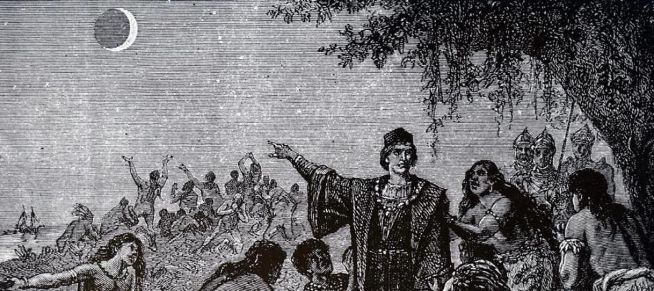 Cristóbal Colón predice el eclipse lunar de 1504