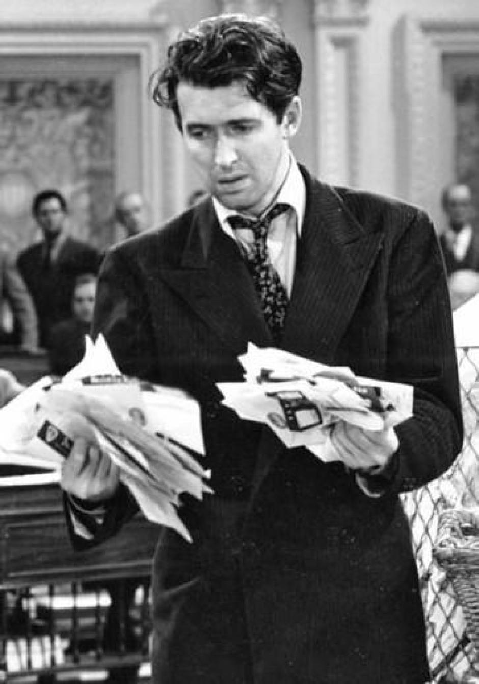 James Stewart en ¡Qué bello es vivir!