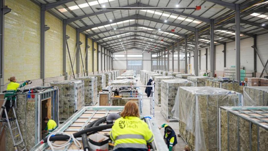 Trabajadores de la industria en Madrid