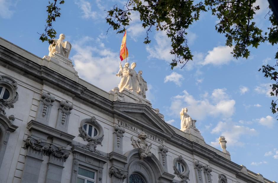 Imagen de la fachada del Tribunal Supremo