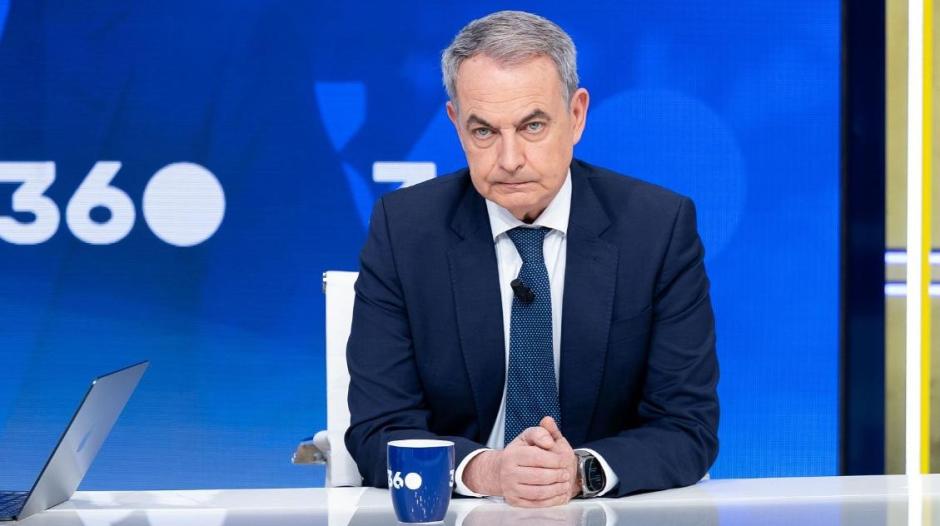 José Luis Rodríguez Zapatero, en el plató de Mañaneros 360º