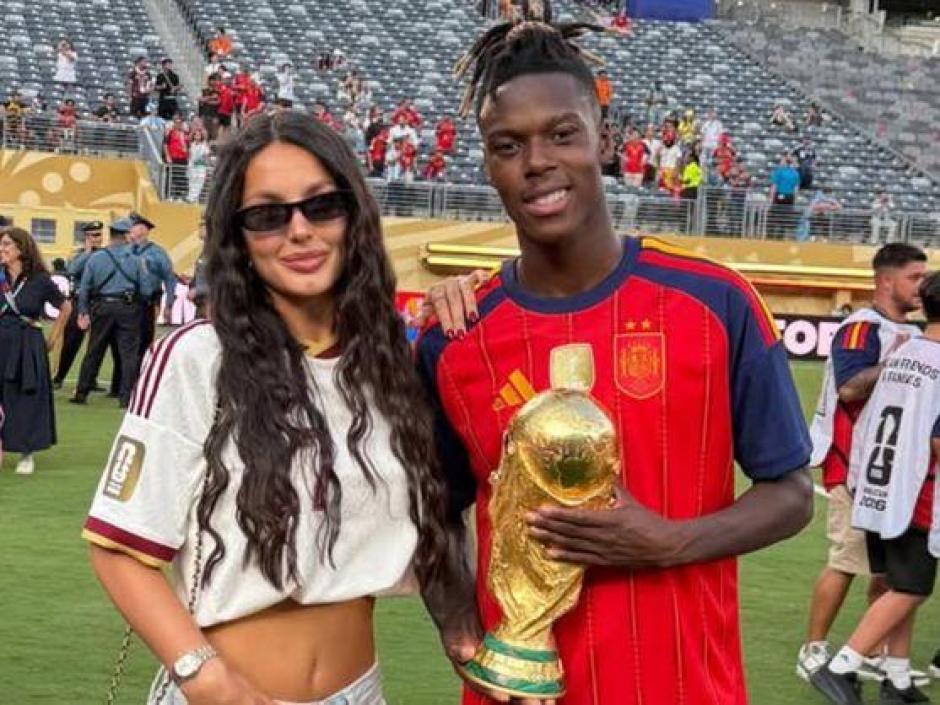 Nico Williams y Ainhi García