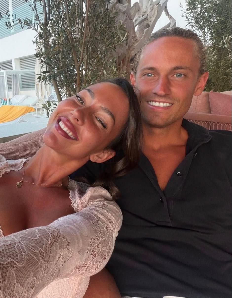Marcos Llorente y su mujer, Paddy