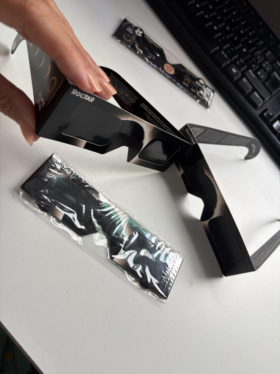 Gafas homologadas para ver el eclipse solar
