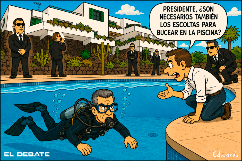 La excursión de buceo de Sánchez