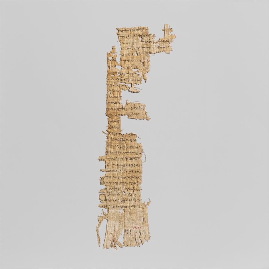 Fragmento de la 'Odisea' en un antiguo papiro egipcio