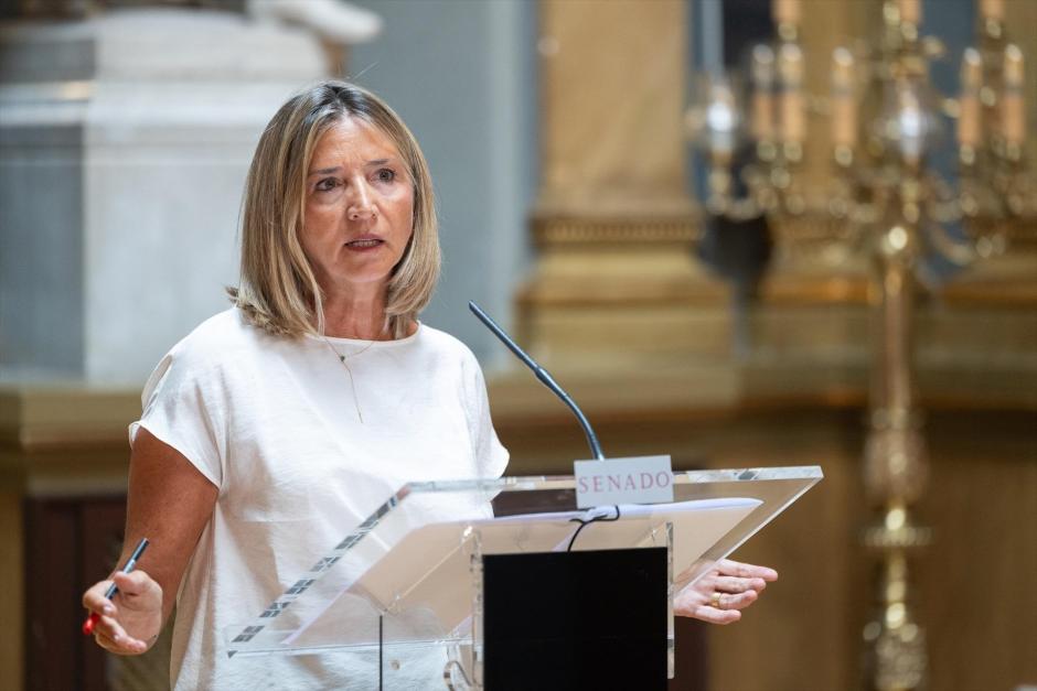 La portavoz del PP en el Senado, Alicia García, el miércoles