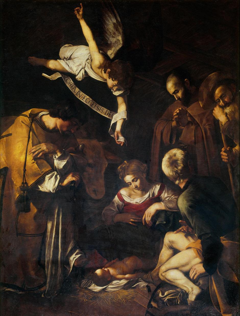 Cuadro de 'La Natividad' de Caravaggio robado por la mafia