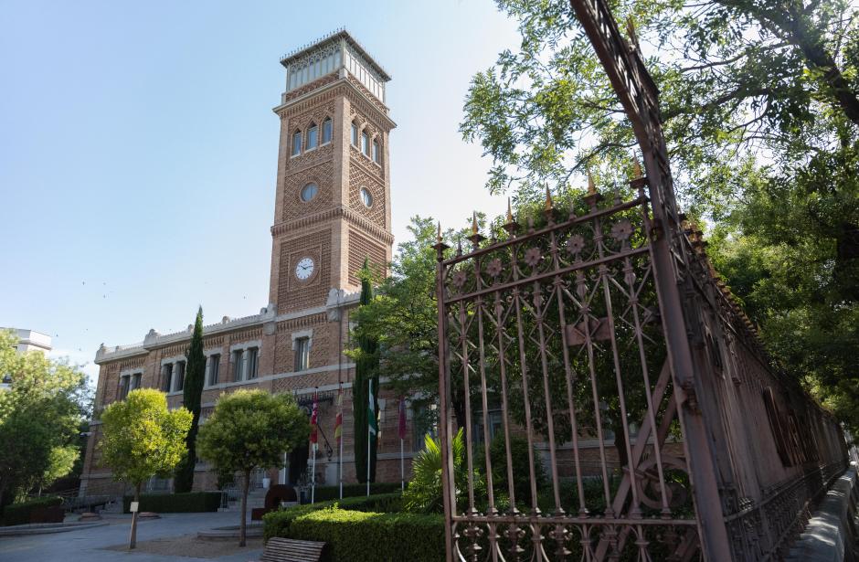 Fachada de Casa Árabe, a 8 de julio de 2026, en Madrid