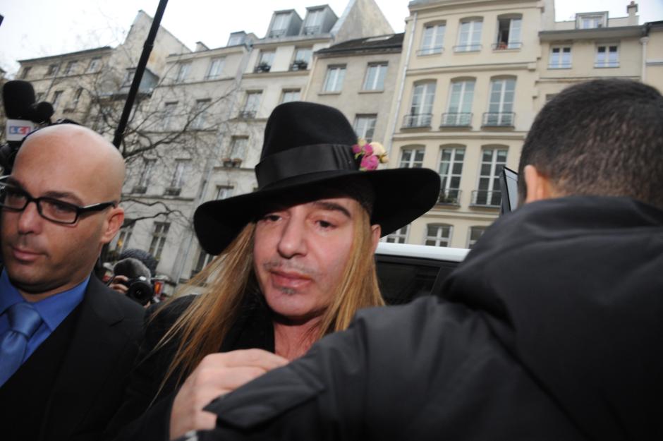 El diseñador de moda John Galliano