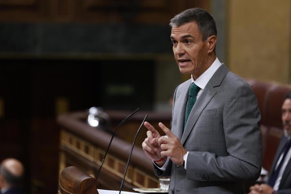 El presidente del Gobierno, Pedro Sánchez