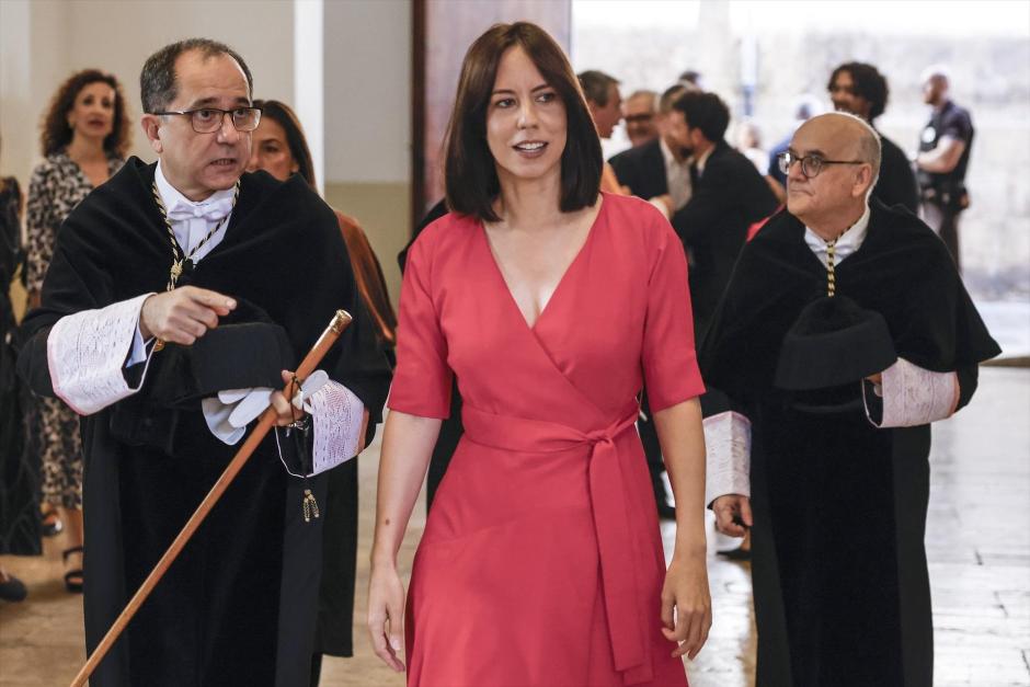 Imagen tomada este viernes de Diana Morant en Valencia