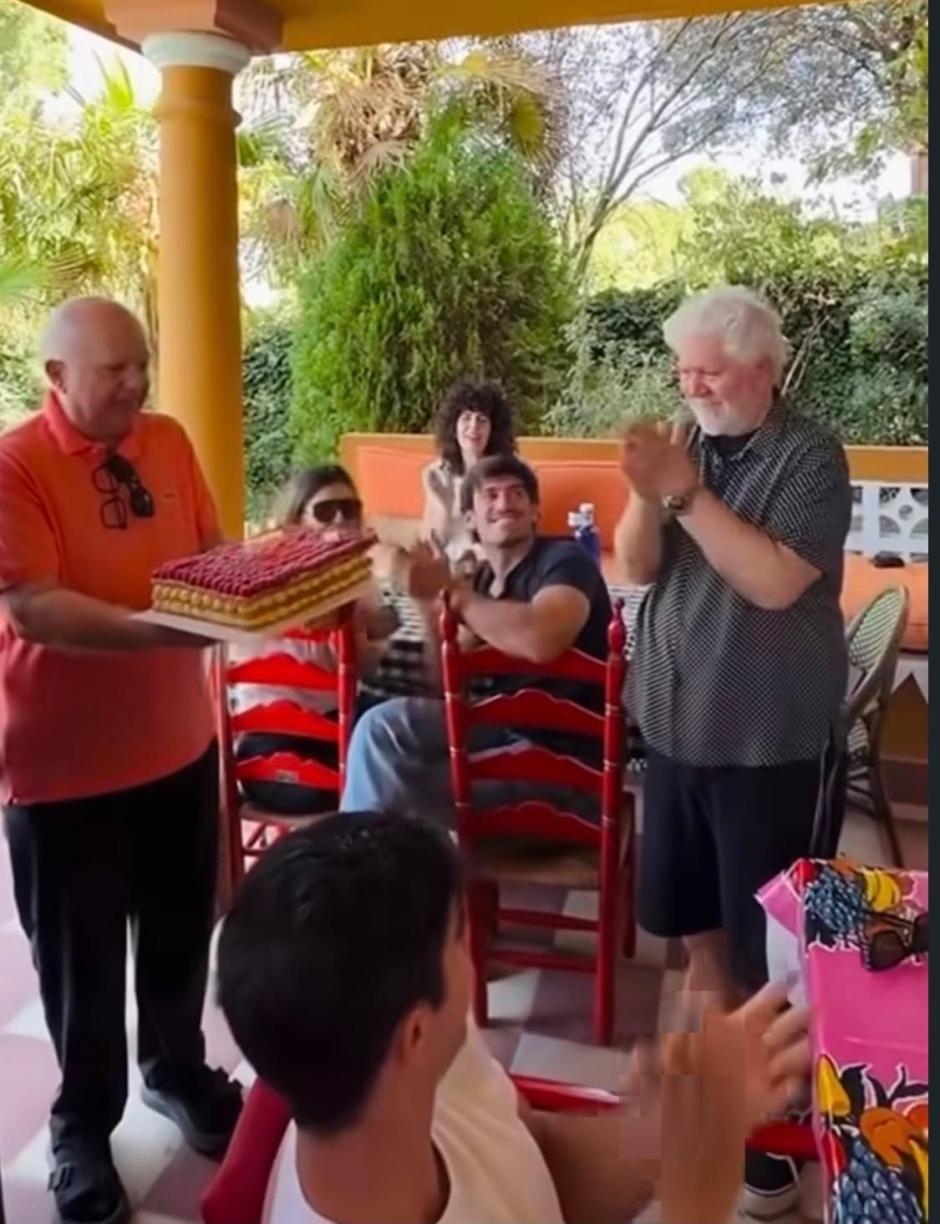 La celebración del cumpleaños de Pedro Almodóvar