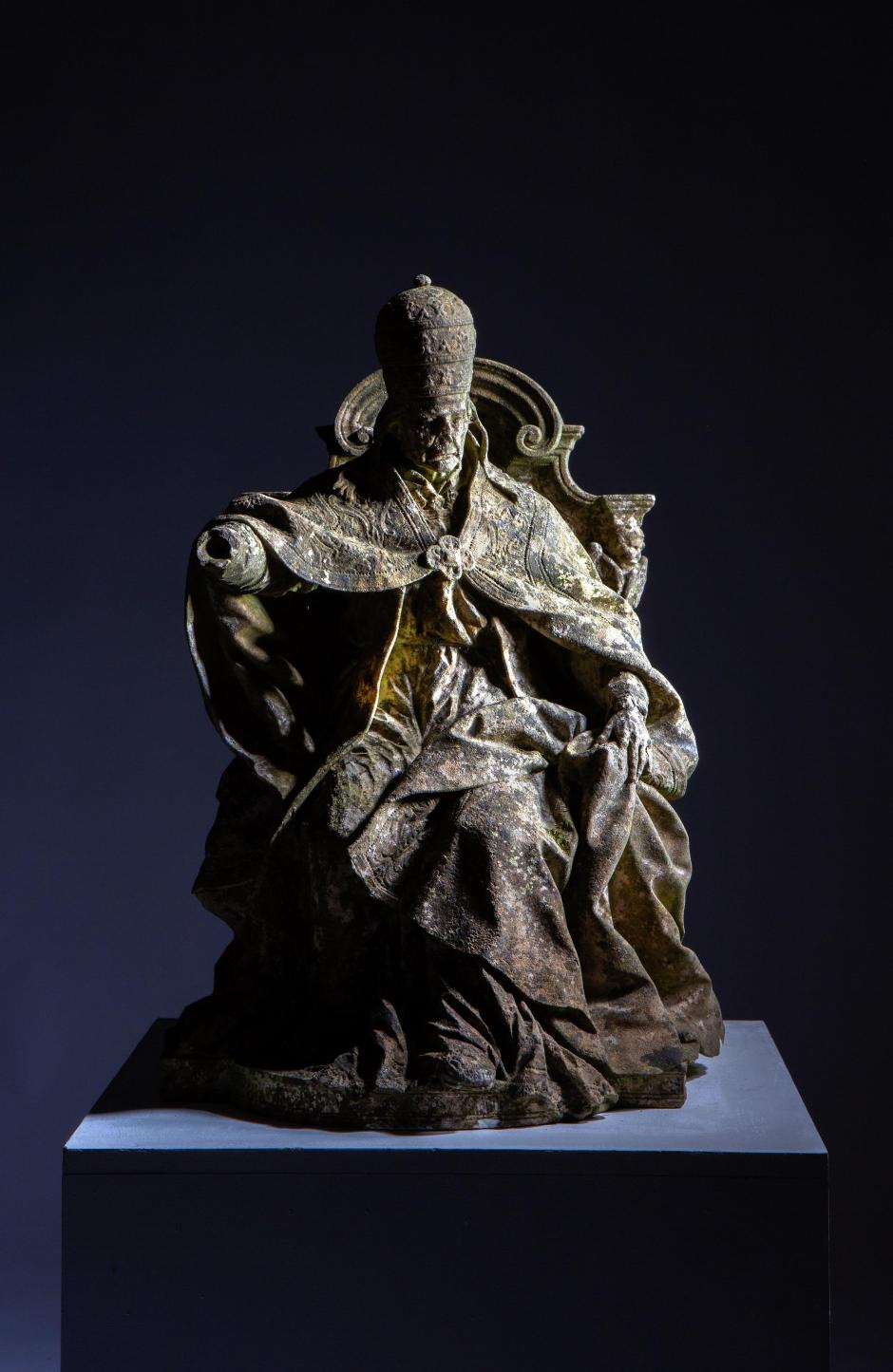 Escultura de Clemente XII obra de Pietro Bracci