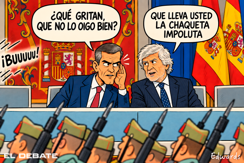 Abucheos a Sánchez en el 12 de Octubre