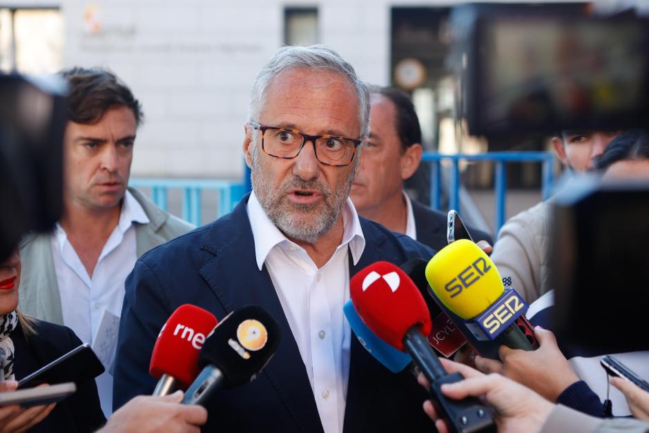 El vicepresidente primero y consejero de Desregulación, Familia, Ayudas Sociales de la Junta de Castilla y León, Carlos Pollán, este miércoles, en Soria