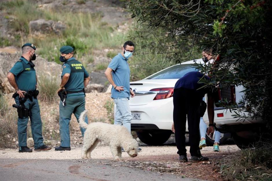La Guardia Civil perimetra una nueva zona en el término municipal de Manuel (Valencia), donde se perdió el rastro de Marta Calvo