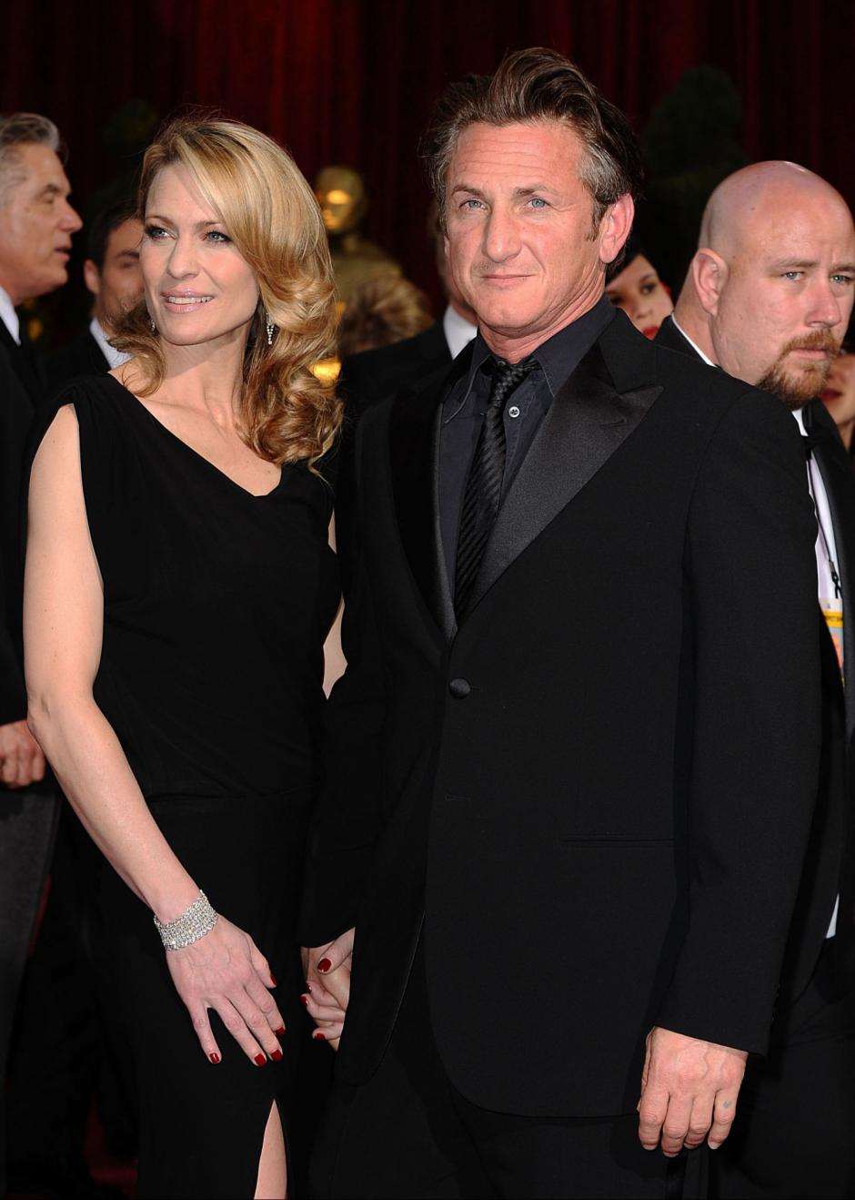 Robin Wright y Sean Penn, en 2009