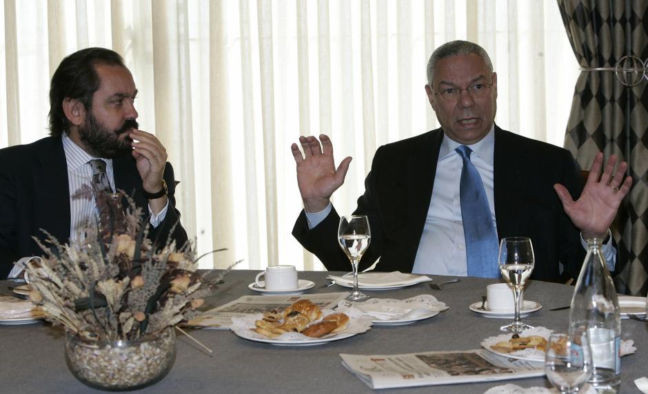 Colin Powell con el autor