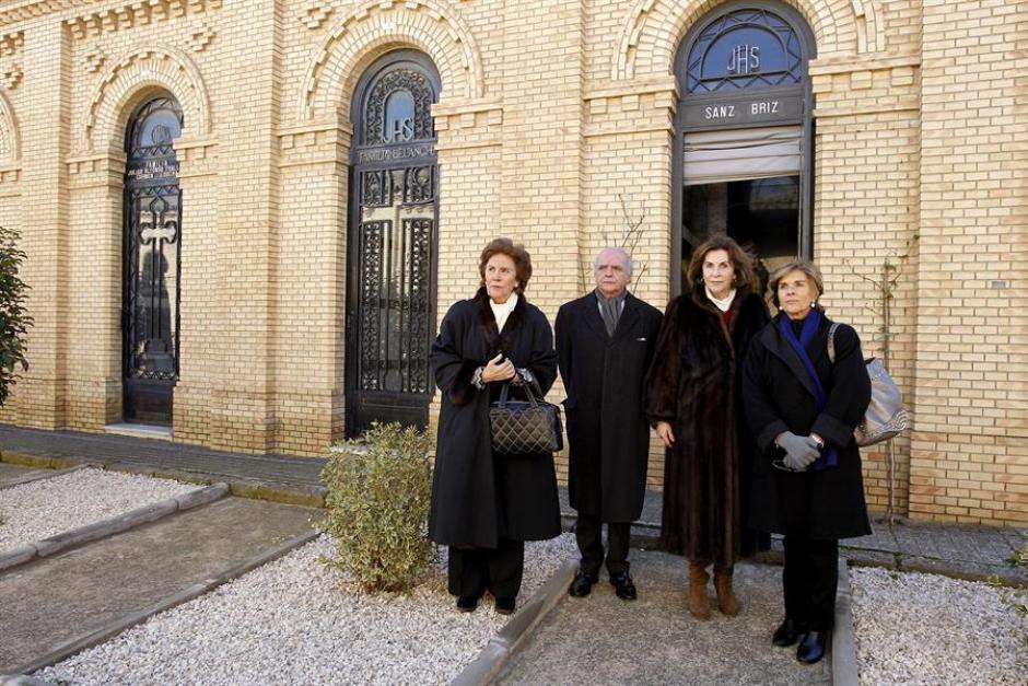 Pilar, Juan Carlos, Paloma y Ángela, los hijos de Ángel Sanz Briz, apodado «el ángel de Budapest»
