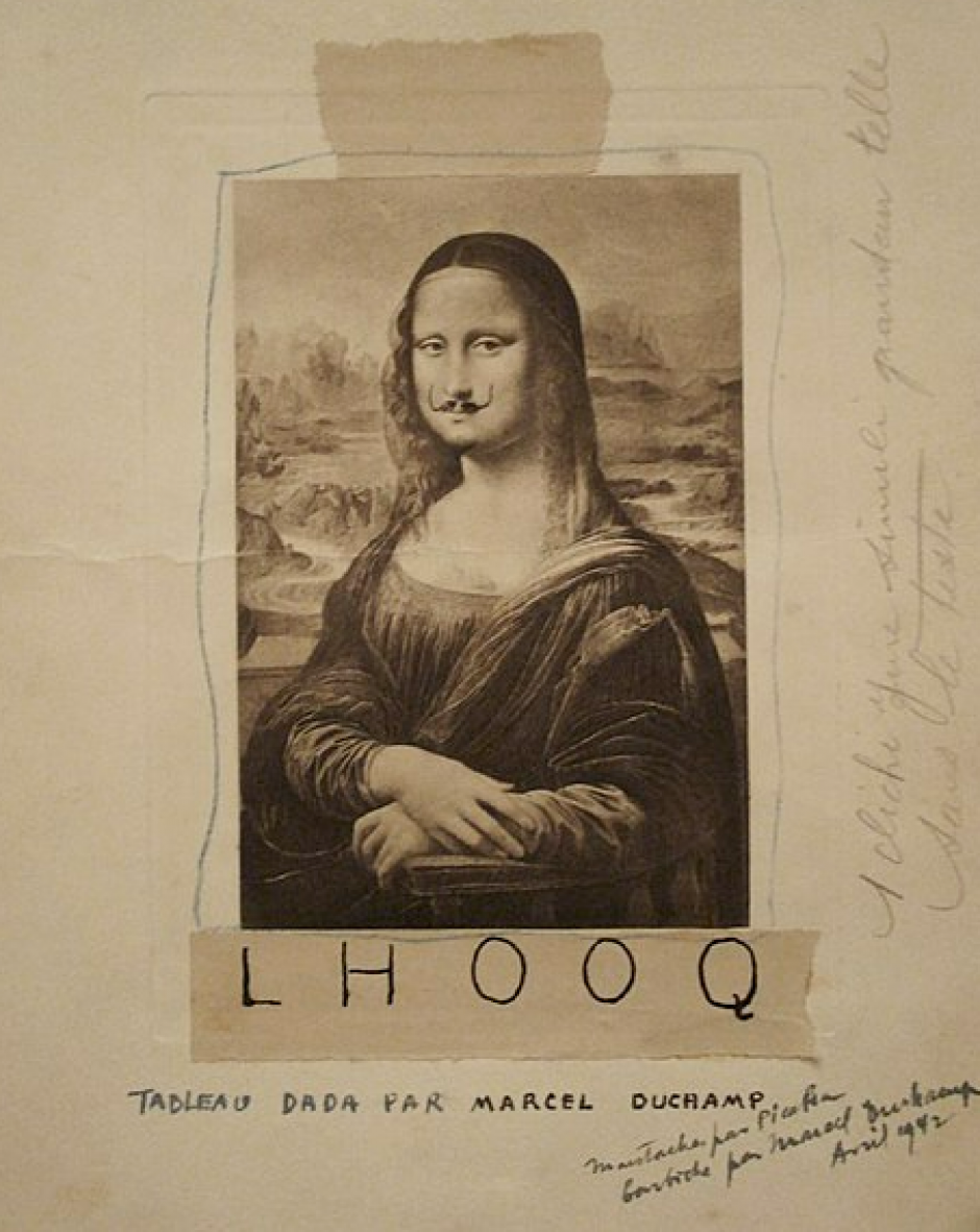 Mona Lisa de Marcel Duchamp