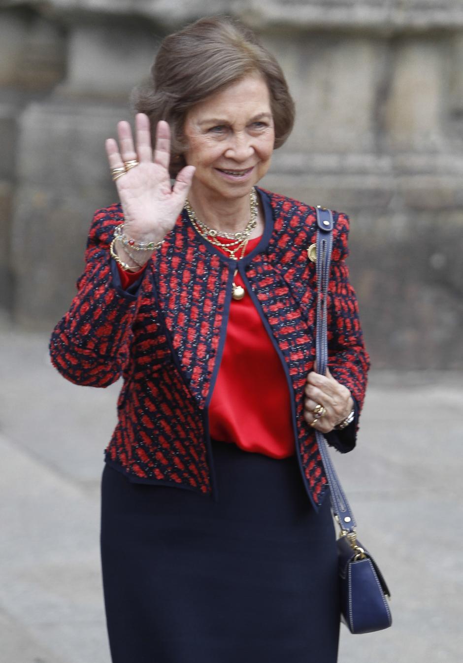 Queen Sofia in Santiago de Compostela September, 20, 2018