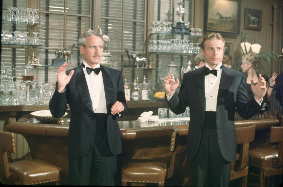 Paul Newman y Robert Redford en la película «El golpe»