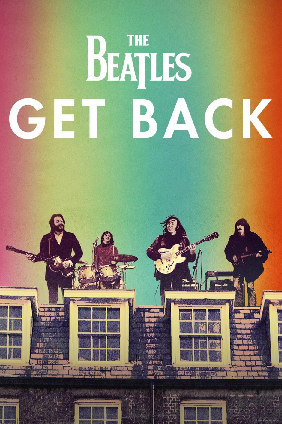 Póster del documental «Beatles: Get Back», dirigido por Peter Jackson