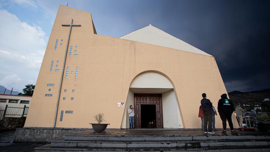 La iglesia que se convirtió en refugio durante la erupción de La Palma