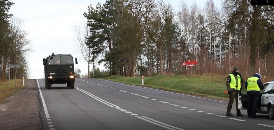Retén a 3 kilómetros de la frontera con Bielorrusia