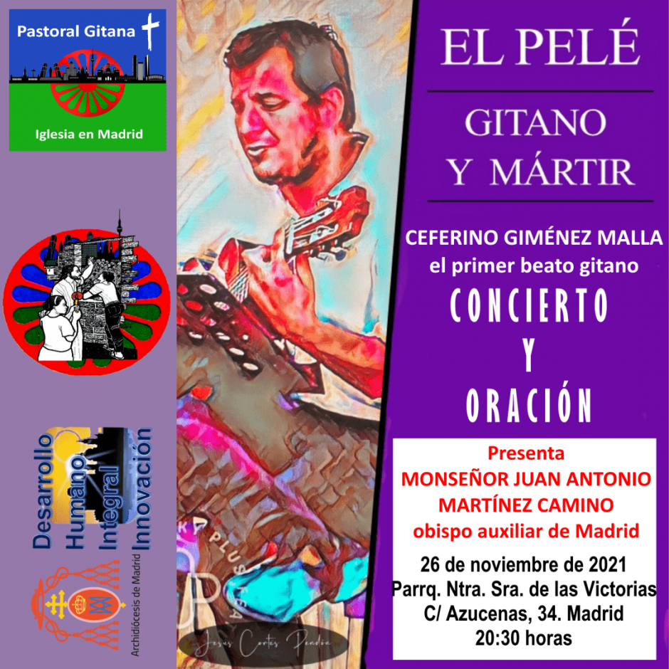 Cartel del homenaje a 'El Pelé'