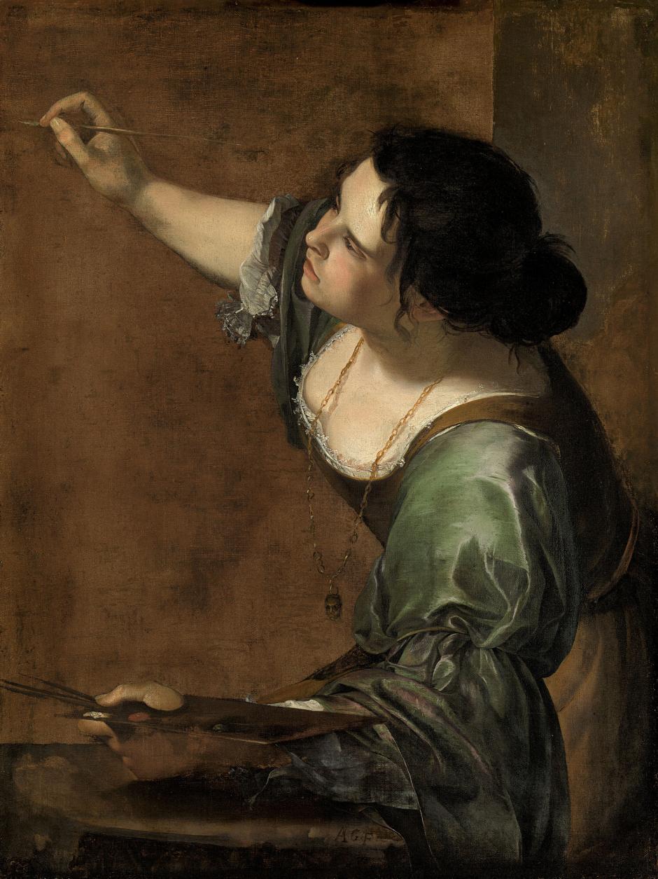 Autorretrato de Artemisia Gentileschi