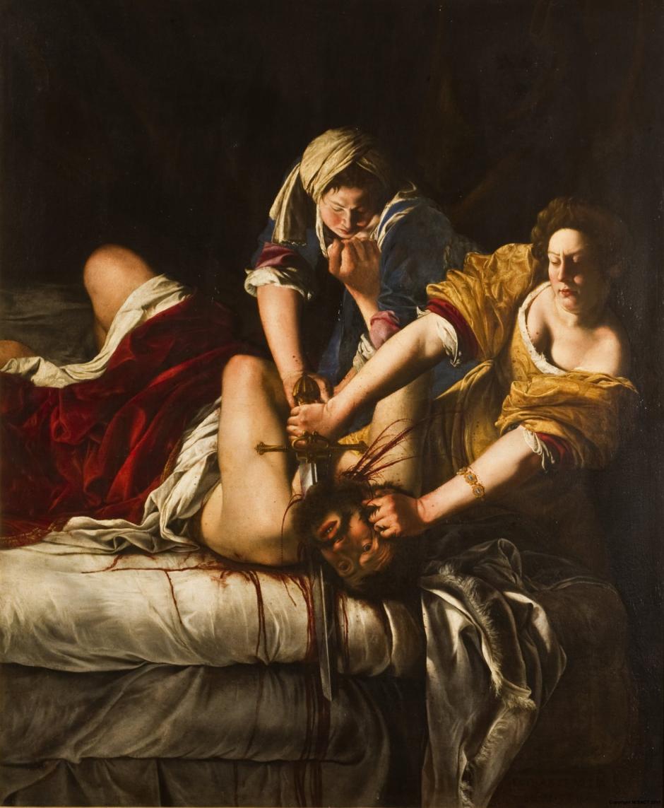 Judit decapitando a Holofernes Artemisia Gentileschi (1620-1621)