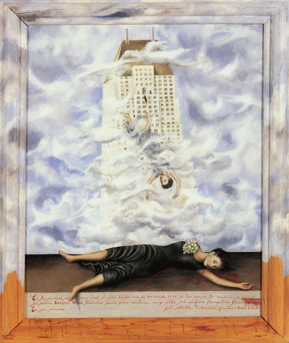 «El suicidio de Dorothy Hale», de Frida Kahlo
