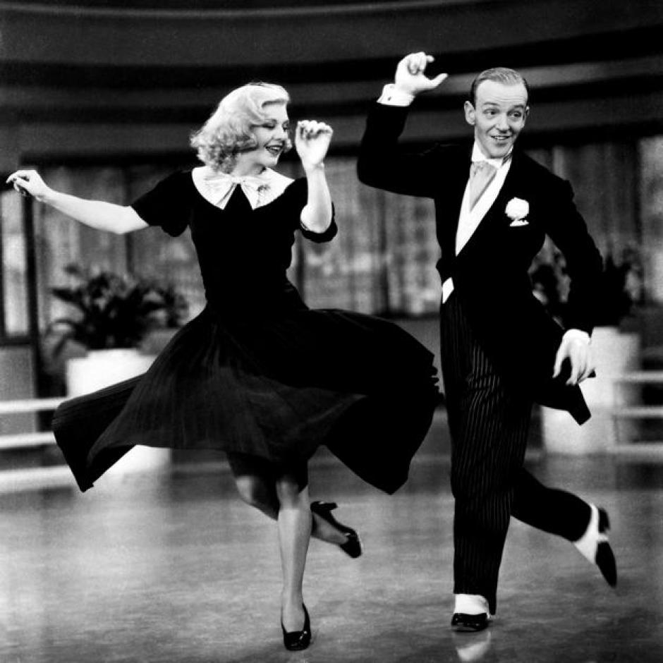 Fred Astaire y Ginger Rogers en uno de sus míticos bailes