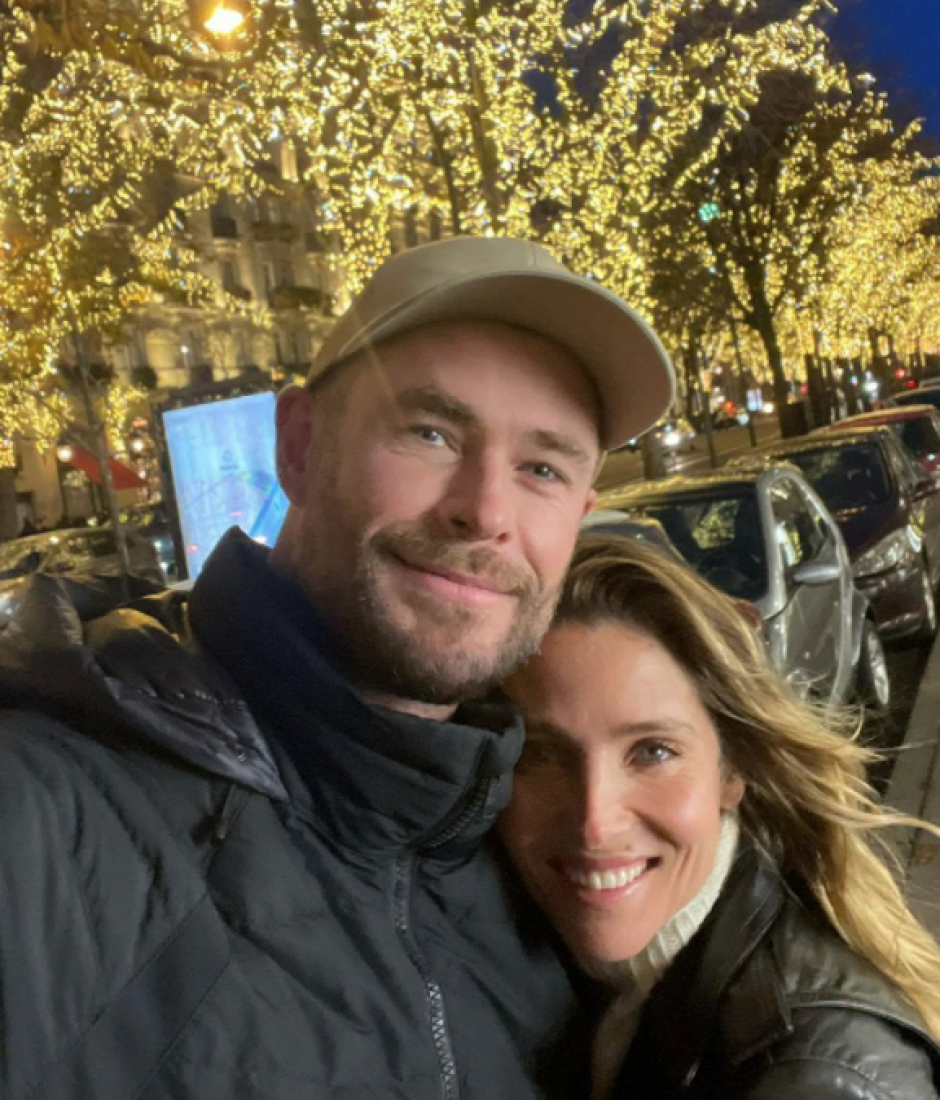 Elsa Pataky junto a su marido Chris Hemsworth en París | Instagram