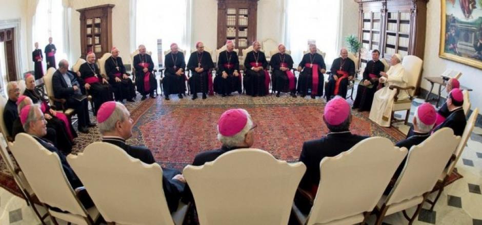 Reunión de los obispos con el Papa