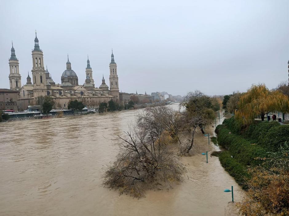 Crecida del río Ebro en 2015