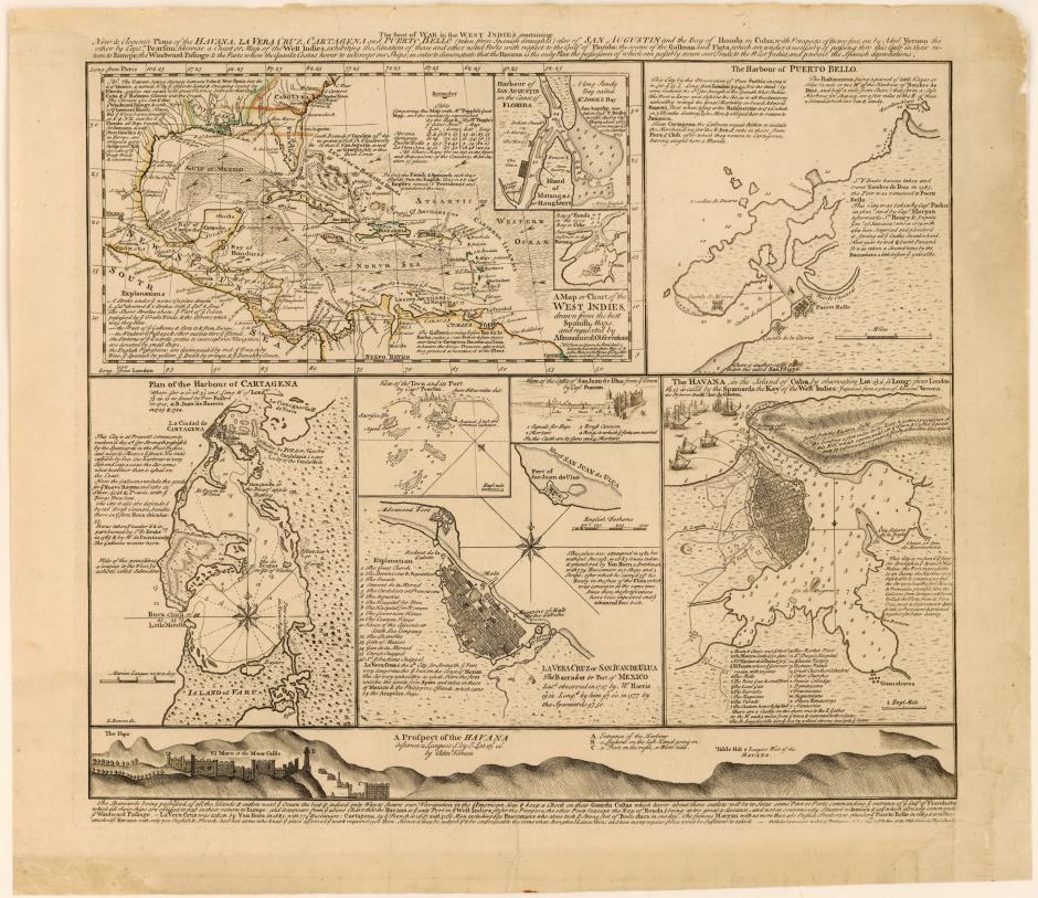 Panfleto británico publicado en 1740 para fomentar el apoyo popular a la guerra contra España y pedir la conquista de La Habana