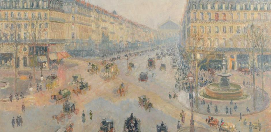 El París en el que vivió y murió Marcel Proust, pintado por Pisarro