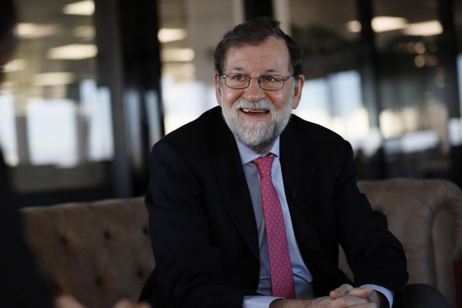 Mariano Rajoy durante la entrevista para El Debate