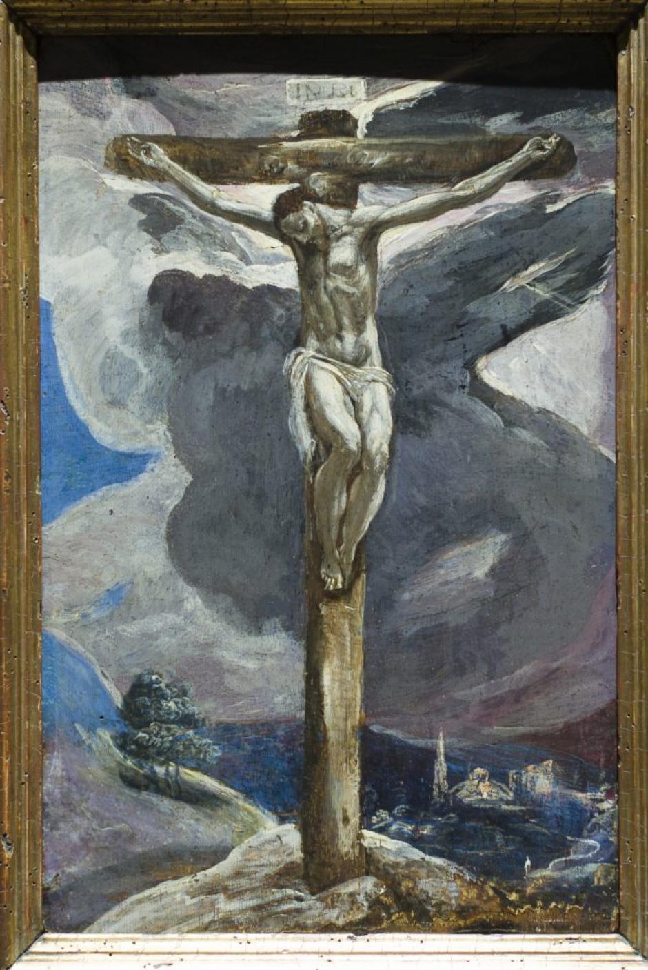 'Cristo crucificado', otro de los estudios de El Greco sobre la crucifixión, también en el museo de Toledo