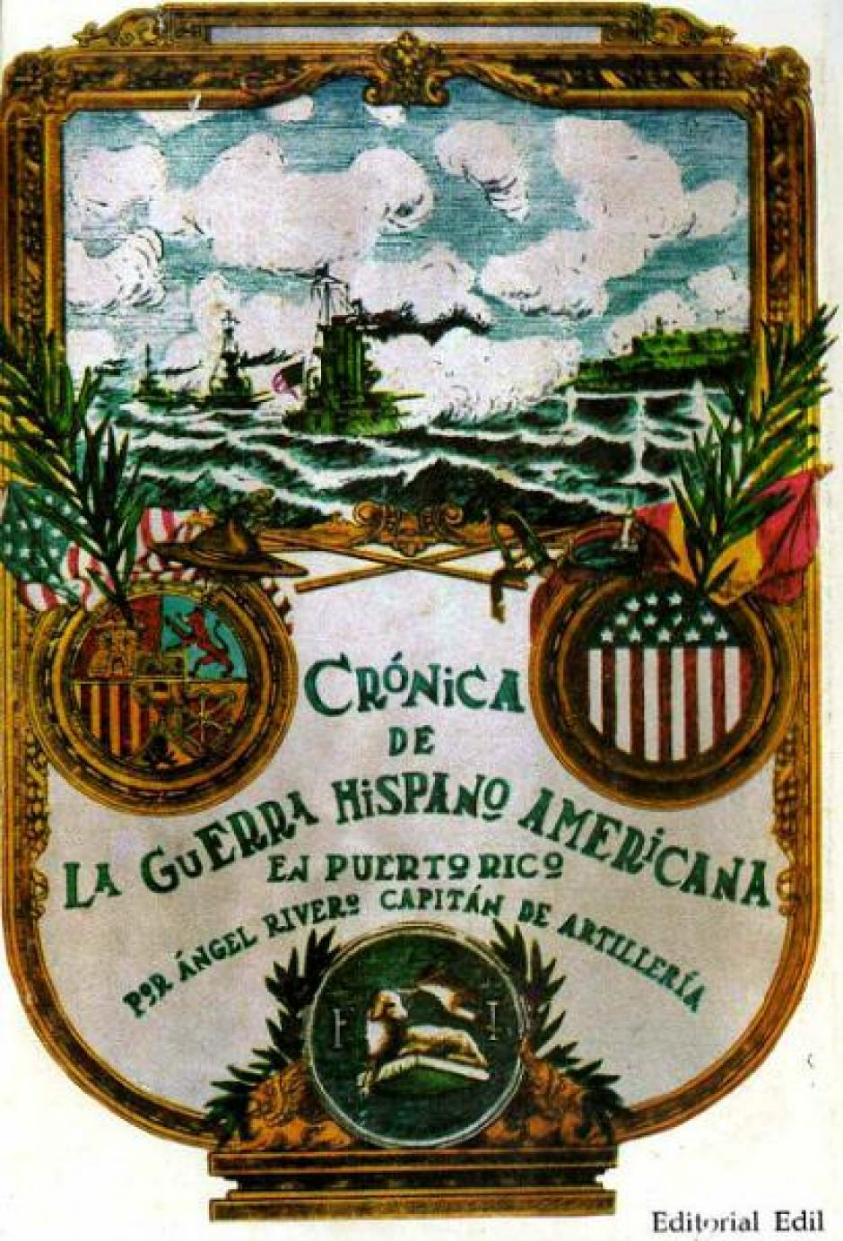 Cubierta del libro Crónica de la Guerra Hispano Americana