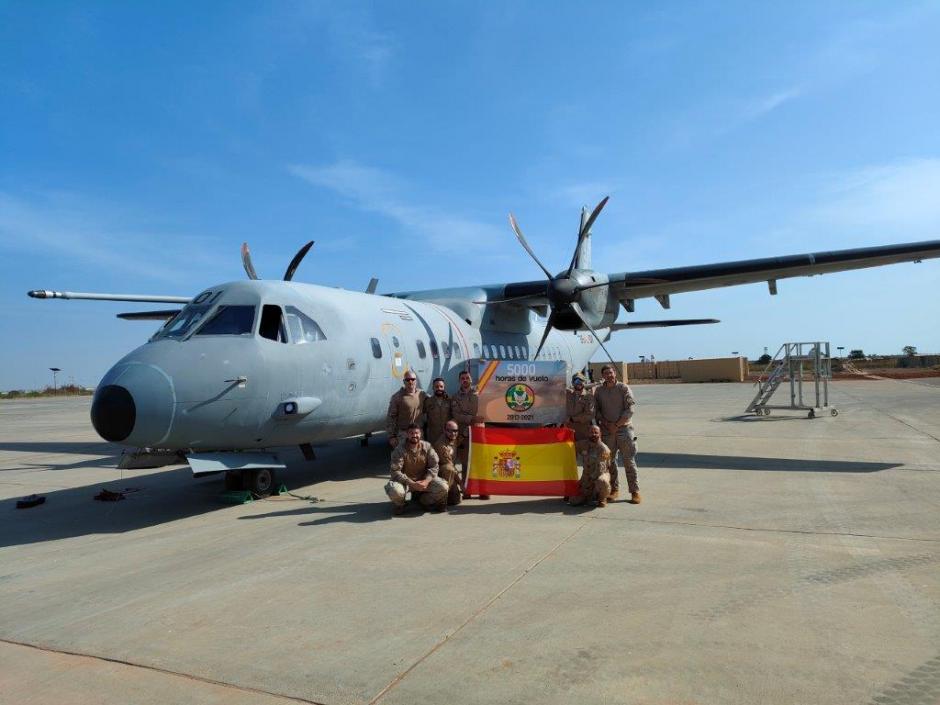Conmemoración de las 5.000 horas de vuelo del Airbus C295 desplegado en Senegal