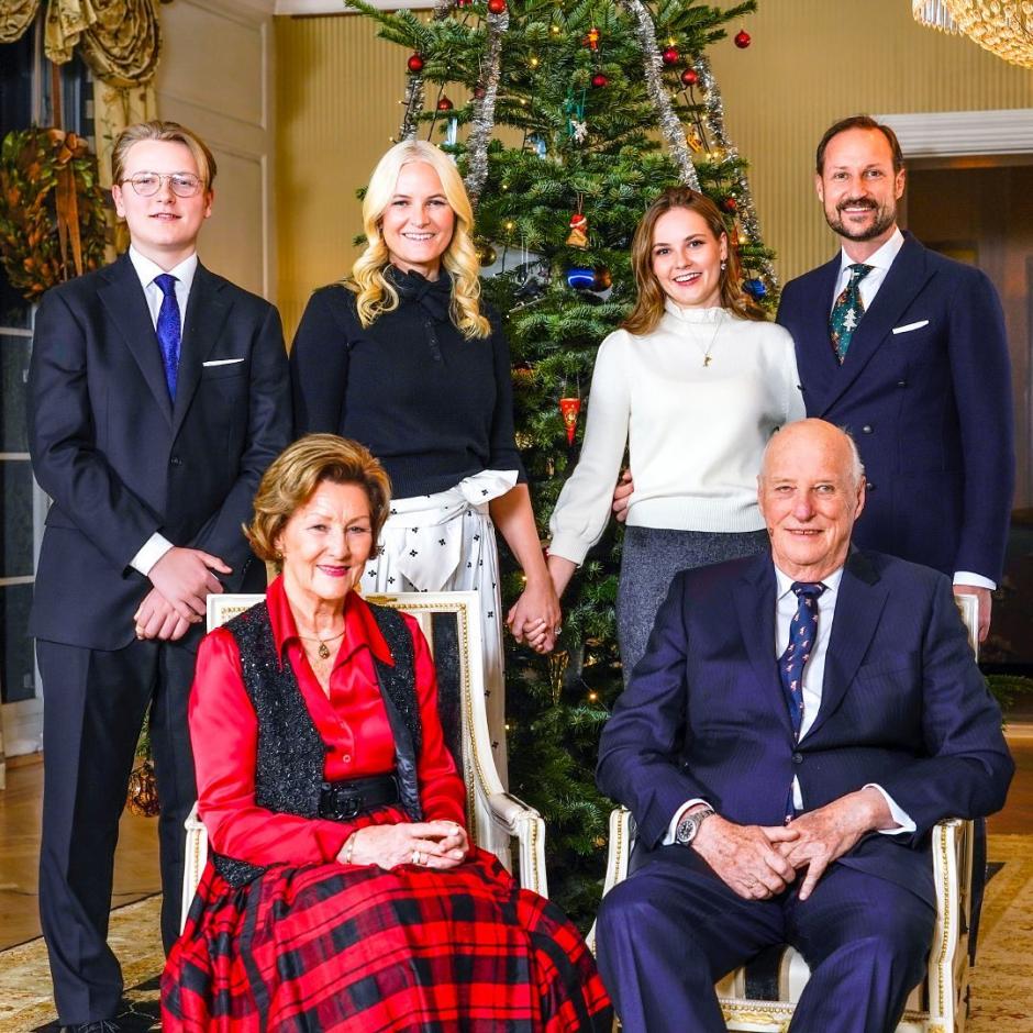 Felicitación navideña de la familia real noruega | Instagram