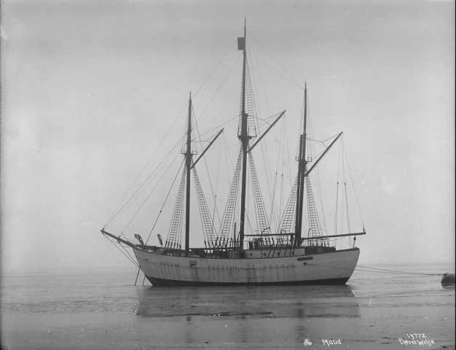 La nave Maud para la expedición al Polo Norte